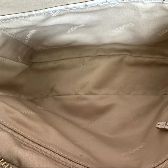 Brahmin Shea crossbody purse in Stone - Picture 6 of 9